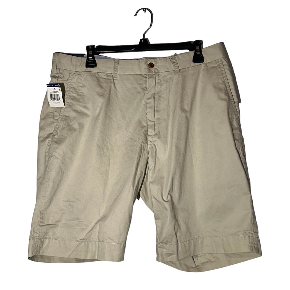 NWT Polo Ralph Lauren Mens 34 Chino Shorts Sand Classic Fit Golf 10” Inseam